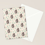 Koala and Eucalyptus Pattern Stationery Card Gallery Image 2