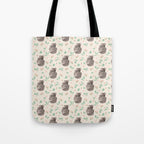 Koala and Eucalyptus Pattern Tote Bag Gallery Image 1