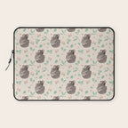 Koala and Eucalyptus Pattern Laptop Sleeve Gallery Image 1