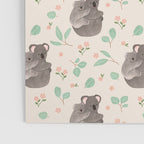 Koala and Eucalyptus Pattern Poster Gallery Image 3