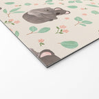 Koala and Eucalyptus Pattern Welcome Mat Gallery Image 2