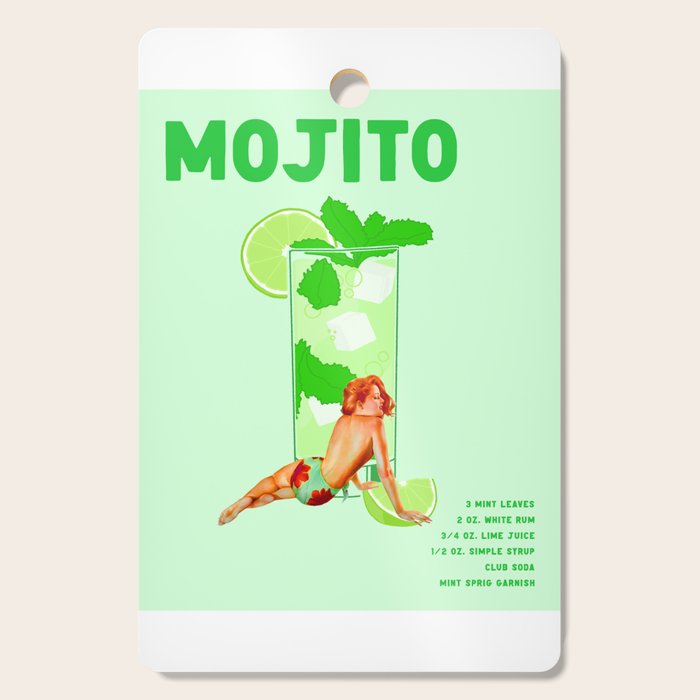The Mojito Cocktail Cutting Board Gallery Image 1