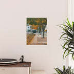 Autumn Sidewalk Poster Gallery Image 2
