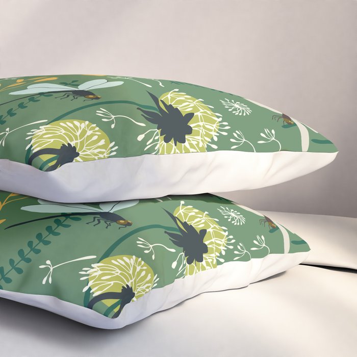 Dandelion Day - Meadow Pillow Sham Gallery Image 3