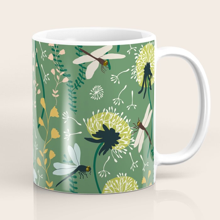Dandelion Day - Meadow Coffee Mug Gallery Image 1