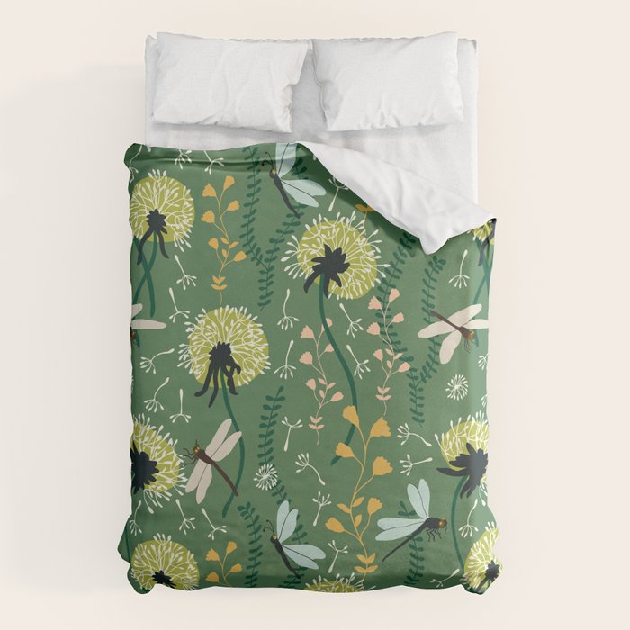 Dandelion Day - Meadow Duvet Cover