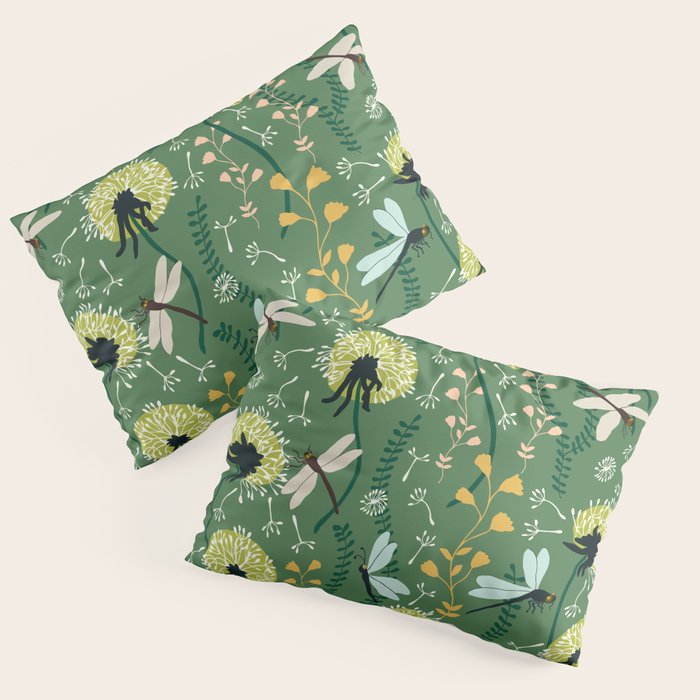 Dandelion Day - Meadow Pillow Sham Gallery Image 3