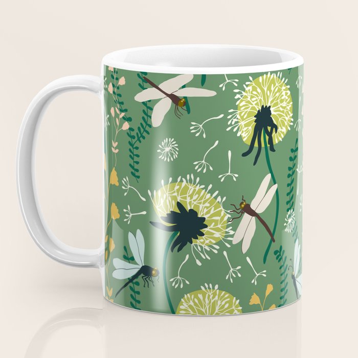 Dandelion Day - Meadow Coffee Mug Gallery Image 3