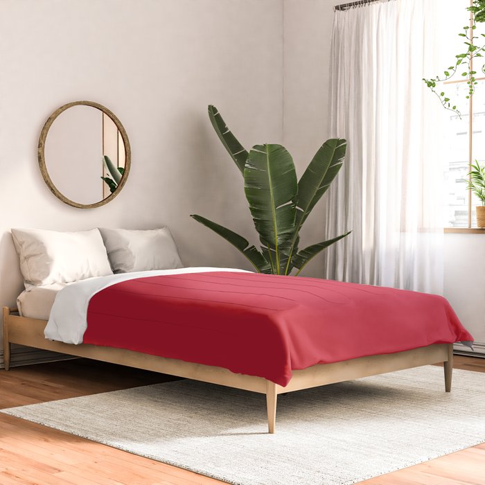 Solid Cherry Tomato Comforter Gallery Image 2