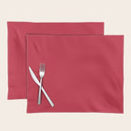 Solid Cherry Tomato Placemat Gallery Image 1