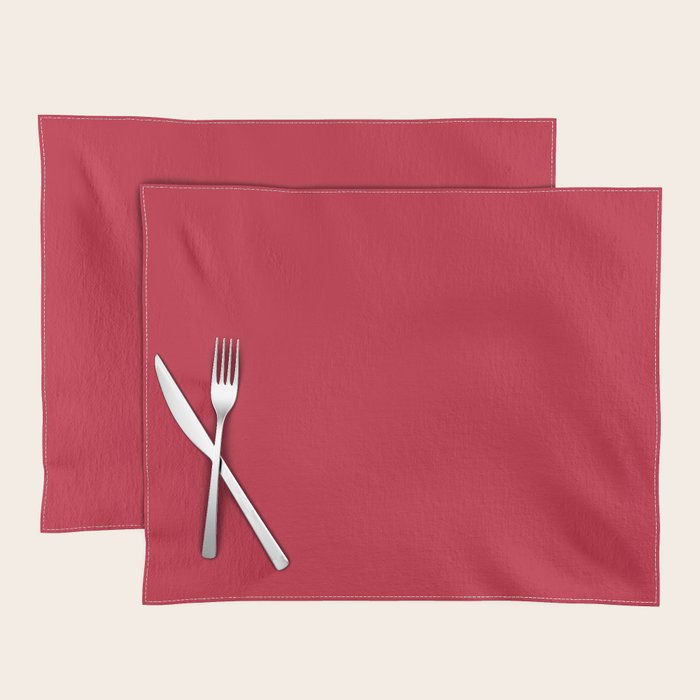 Solid Cherry Tomato Placemat Gallery Image 1