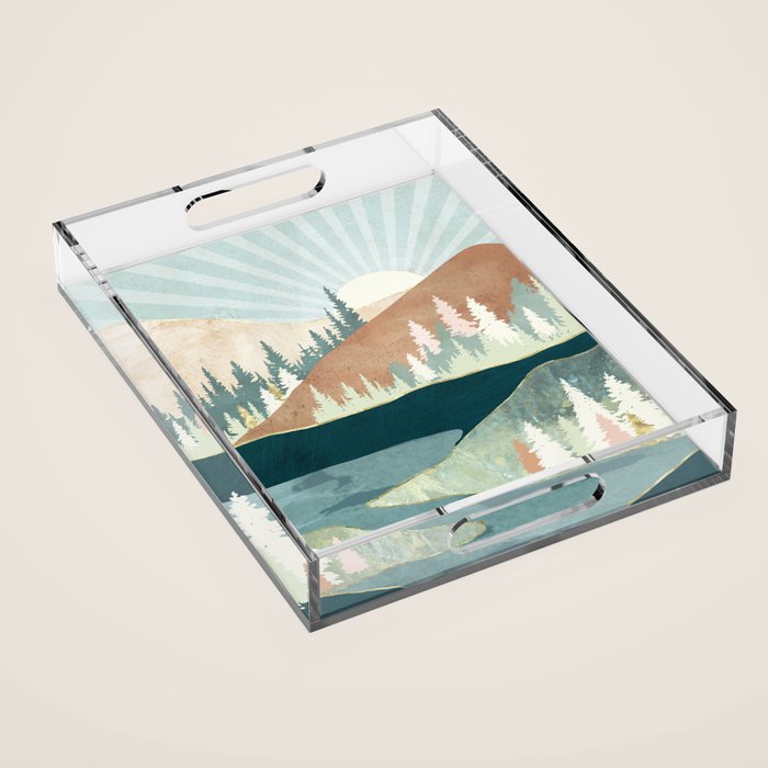 Autumn Sun Acrylic Tray Gallery Image 1