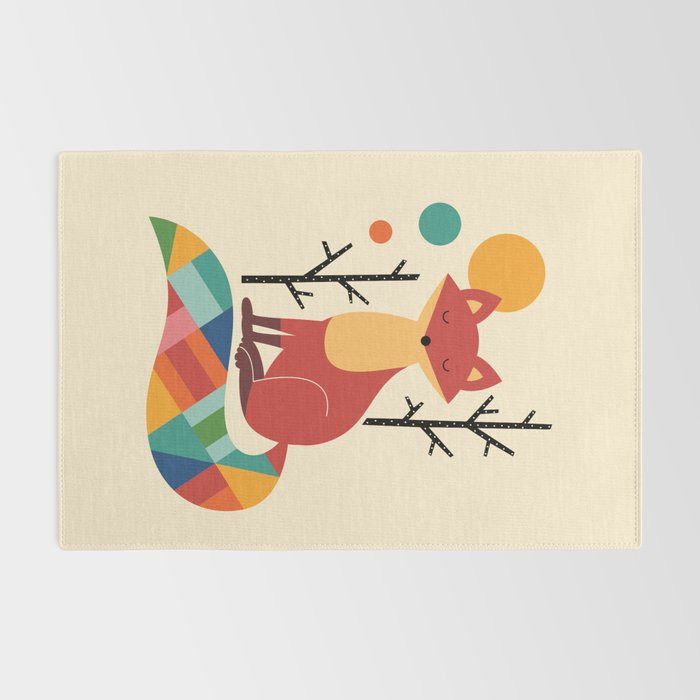 Rainbow Fox Rug Gallery Image 2