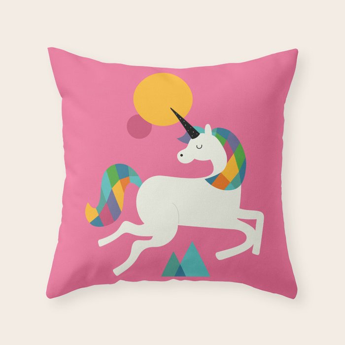 To be a unicorn Throw Pillow Gallery Image 6