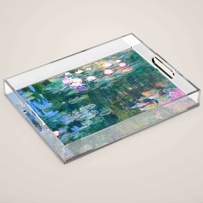 water lilies : Monet Acrylic Tray Gallery Image 1