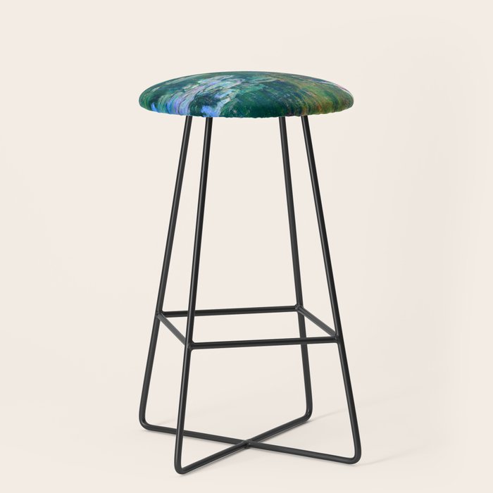water lilies : Monet Stool Gallery Image 1