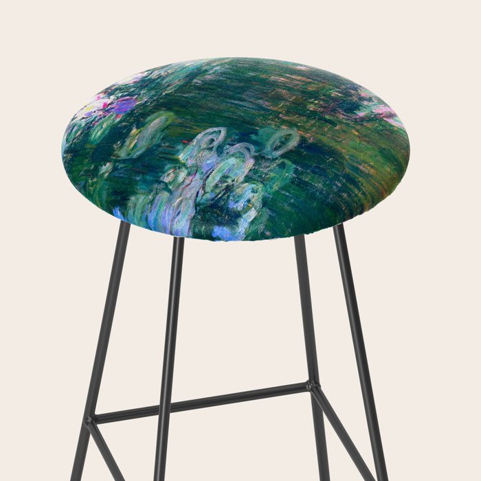 water lilies : Monet Stool Gallery Image 2