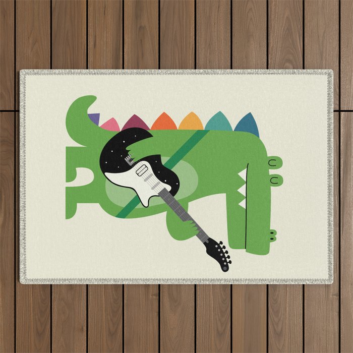 Croco Rock Outdoor Rug Gallery Image 1