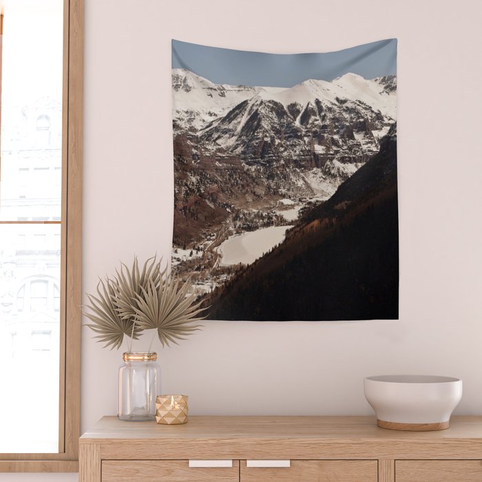 Telluride Gondola Wall Tapestry Gallery Image 2