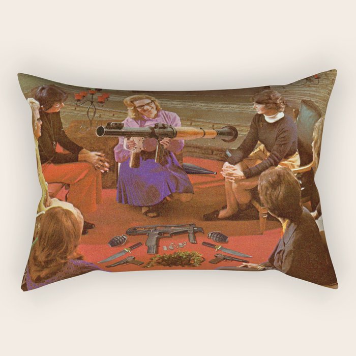 Aunt Daisy's Tea Party Rectangular Pillow Gallery Image 1