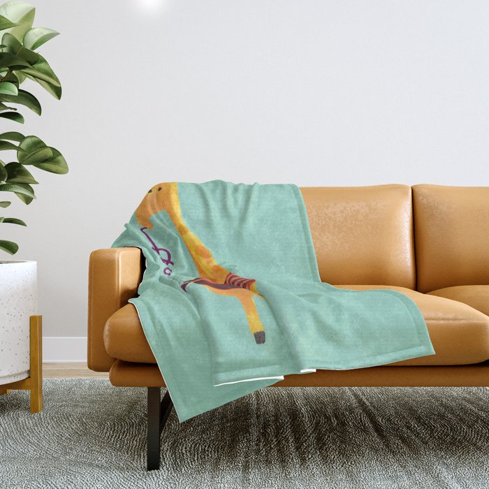 Crazy Straw Throw Blanket Gallery Image 1