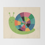 Snail Time Throw Blanket Gallery Image 2