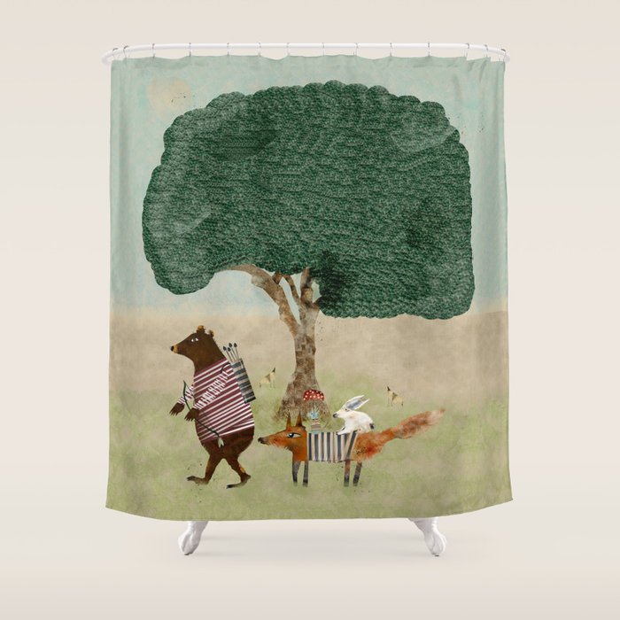 summers adventure Shower Curtain Gallery Image 1