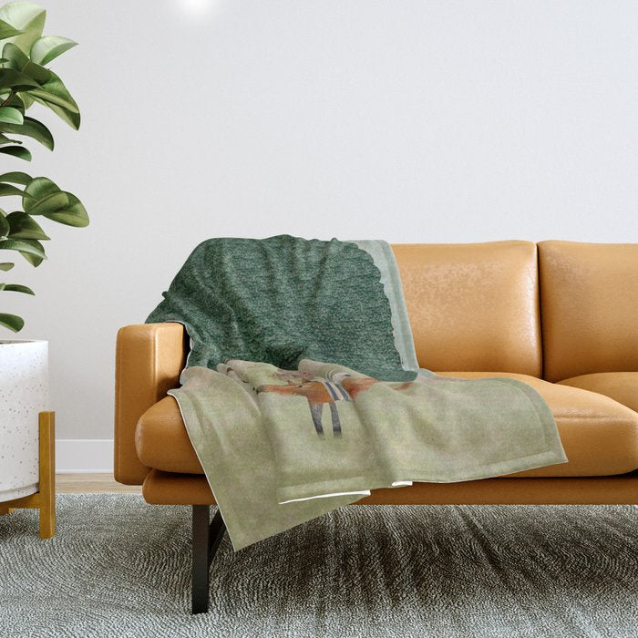 summers adventure Throw Blanket Gallery Image 1