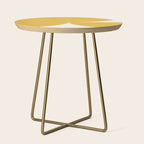 Bold Geometric Shapes - Golden Yellow Side Table Gallery Image 1