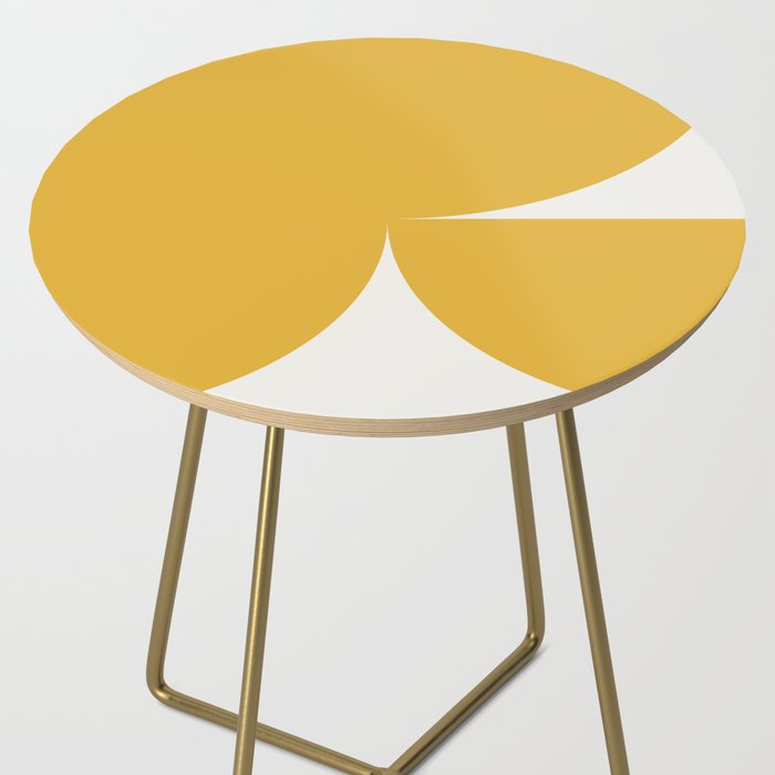 Bold Geometric Shapes - Golden Yellow Side Table Gallery Image 2