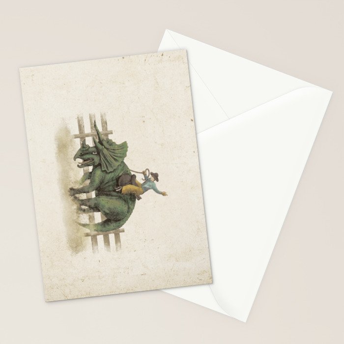 Dino Rodeo  Stationery Card Gallery Image 2