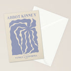 Abbot Kinney blue Stationery Card Gallery Image 2