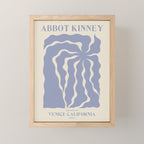 Abbot Kinney blue Mini Art Print Gallery Image 1