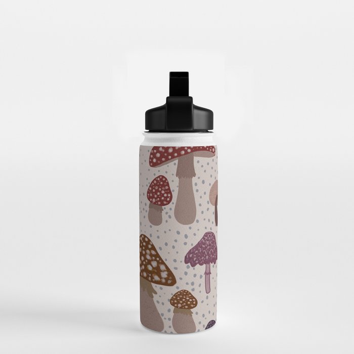 Mushroom collection_04 Water Bottle Gallery Image 2