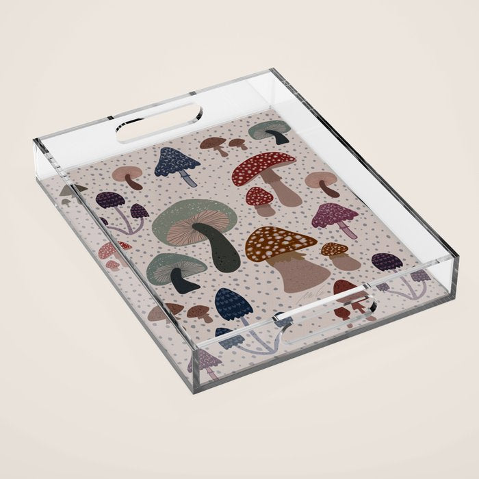 Mushroom collection_04 Acrylic Tray Gallery Image 1