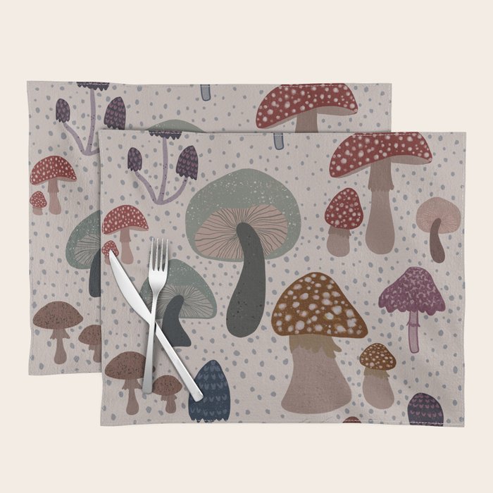 Mushroom collection_04 Placemat Gallery Image 1
