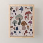 Mushroom collection_04 Mini Art Print Gallery Image 1