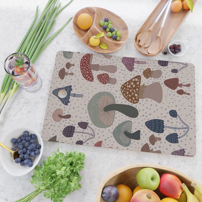 Mushroom collection_04 Cutting Board Gallery Image 2