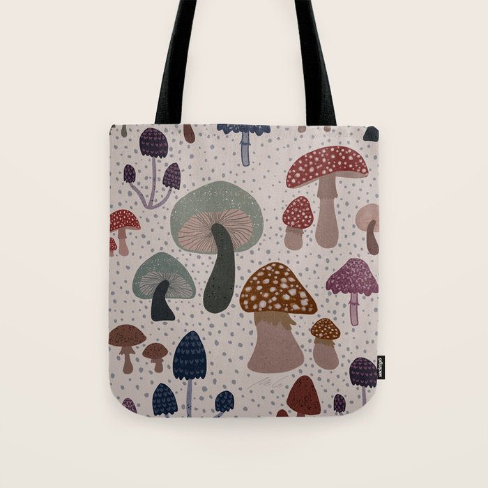 Mushroom collection_04 Tote Bag Gallery Image 1