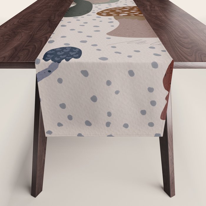Mushroom collection_04 Table Runner Gallery Image 1