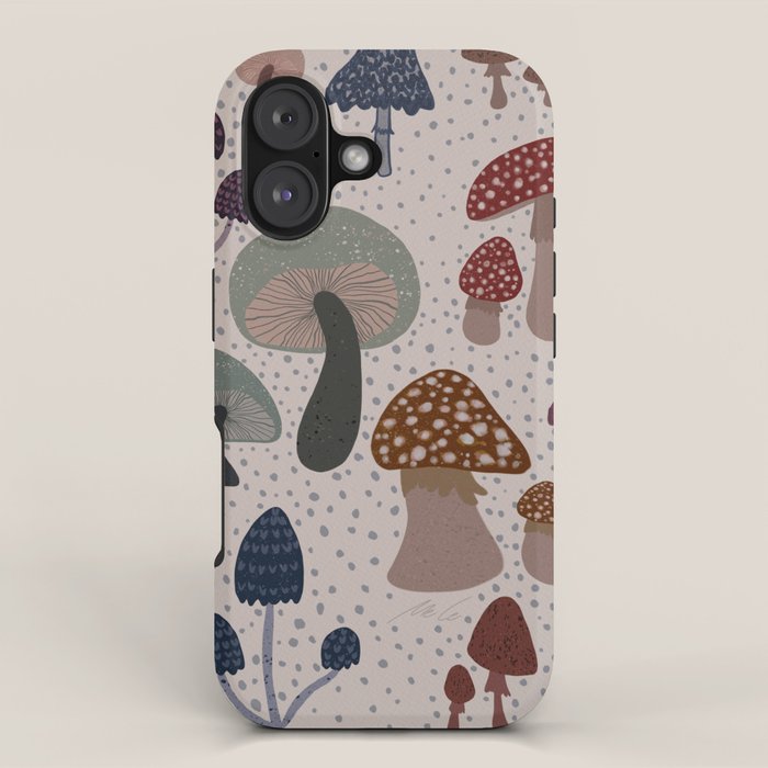 Mushroom collection_04 iPhone Case Gallery Image 1