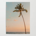 Palm Tree Sunset - Hawaii Tropical Nature Photography Poster Gallery Image 4