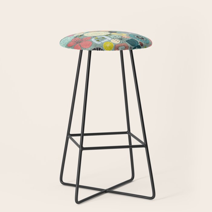 oriental blooms Stool Gallery Image 1