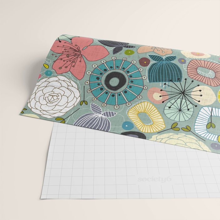 oriental blooms Wrapping Paper Gallery Image 2