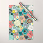 oriental blooms Wrapping Paper Gallery Image 1