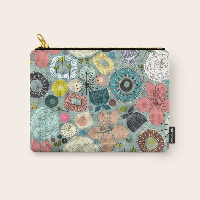 oriental blooms Carry All Pouch Gallery Image 1