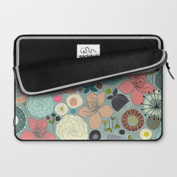 oriental blooms Laptop Sleeve Gallery Image 2