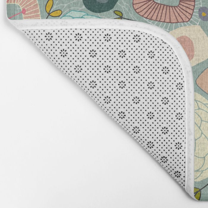 oriental blooms Bath Mat Gallery Image 2