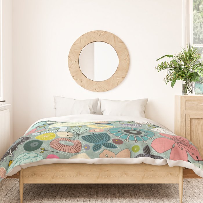 oriental blooms Duvet Cover Gallery Image 3