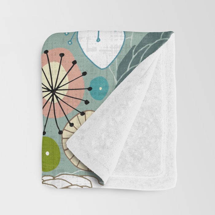 oriental blooms Throw Blanket Gallery Image 3